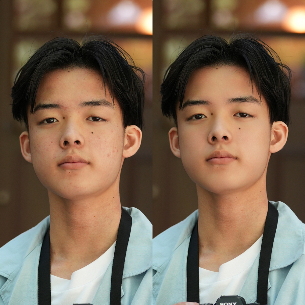 レタッチビフォーアフター